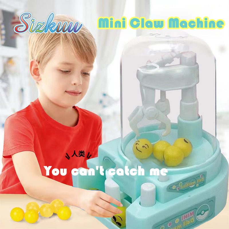 Sizkuu Máy Kẹp Búp Bê Mini Cho Trẻ Em Máy Bắt Bóng Trò Chơi Máy Kẹp Kẹo Đồ Chơi Trẻ Em Thủ Công Tương Tác Để Bàn Vui Nhộn-Cần Cẩu Trò Chơi Arcade Trong Móng Từ Đồ Chơi