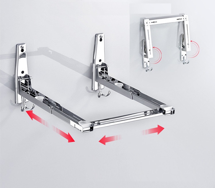 [HCM]Kệ lò vi sóng giá đỡ lò nướng Inox 304 treo tường chịu lực gấp gọn, loại 3 thanh