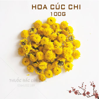 Hoa cúc chi sấy khô 100g (Trà hoa cúc vàng nụ nhỏ thanh lọc cơ thể)
