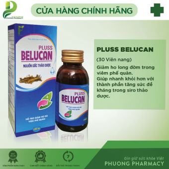 Siro ho Belucan giảm ho, siro ho bổ phế, hỗ trợ hệ miễn dịch