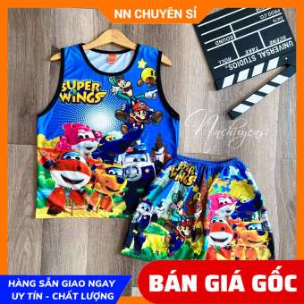 Đồ bộ mặc nhà QUẦN ĐÙI - ÁO BA LỖ cho bé trai bé gái phom từ 12kg đến 47kg chất thun mềm mịn mát in hoạt hình bò sữa con cọp pikachu doremon kitty 💥 Đồ bộ gia đình 💥 Đồ bộ nhóm tập thể DBRBSN FULL SIZE