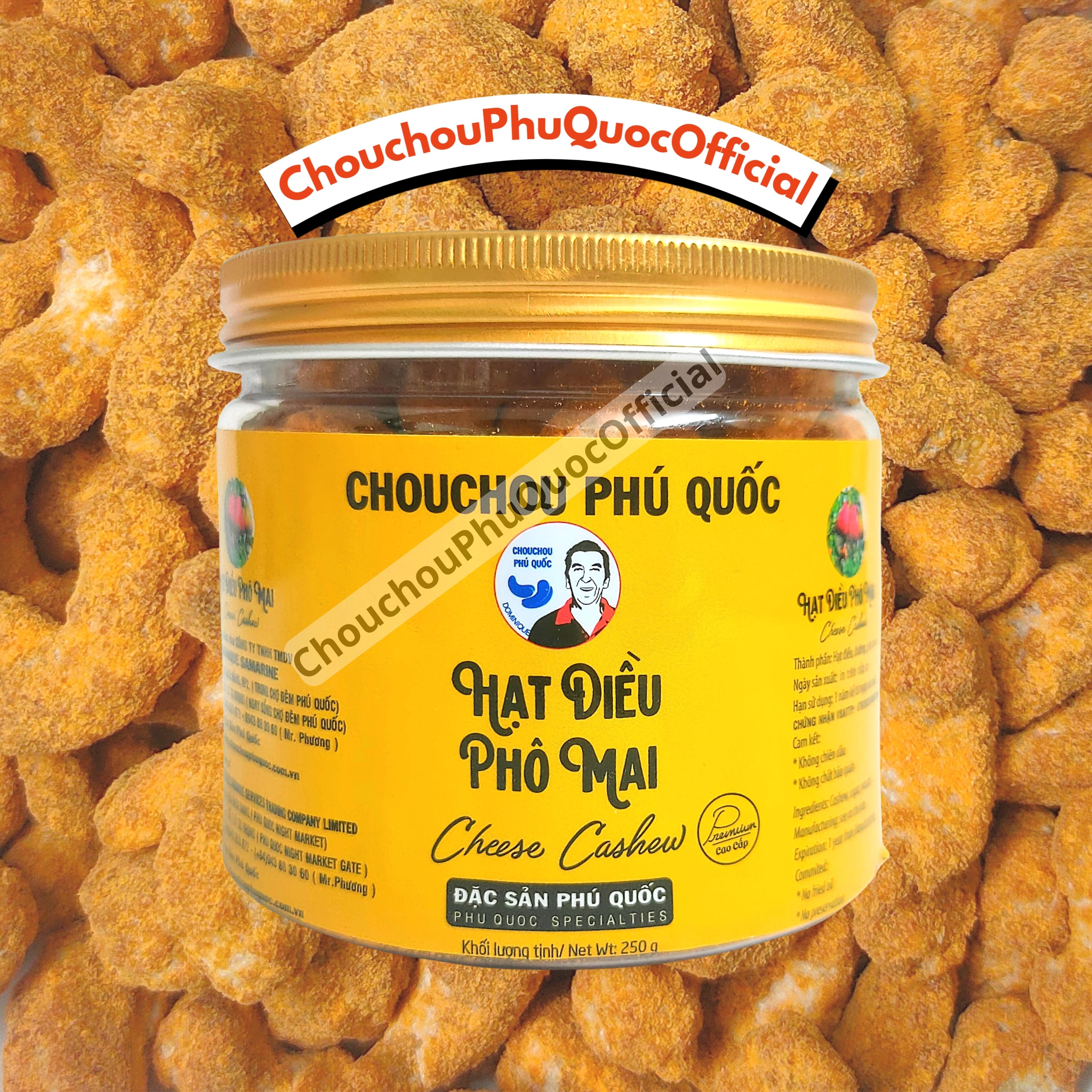 Hạt điều phô mai chouchou phú quốc ông tây - 250g