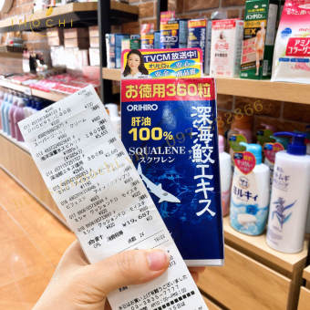 Viên Uống Sụn Vi Cá Mập Orihiro Squalene - Nhật Bản 360v