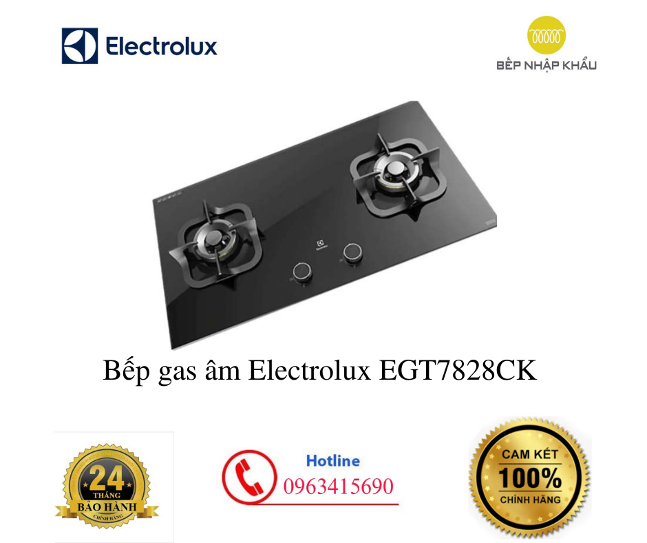 Bếp gas âm Electrolux EGT7828CK sản xuất Trung Quốc, bếp gas, bếp gas đôi, bếp gas đơn, bếp gas âm, bếp ga, bếp ga đôi, bếp ga đơn, bếp ga âm, bep ga, bep gas