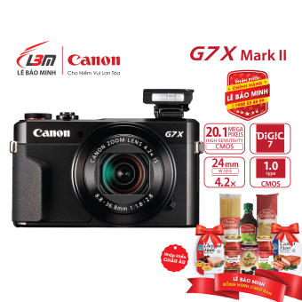 Máy ảnh Canon Powershot G7X MKII - Chính Hãng Lê Bảo Minh