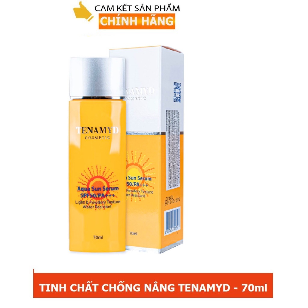 [Nhập khẩu chính hãng DATE 2027]Huyết Thanh Chống Nắng Tenamyd SPF 50/PA+++ Aqua Sun Serum SPF 50/PA