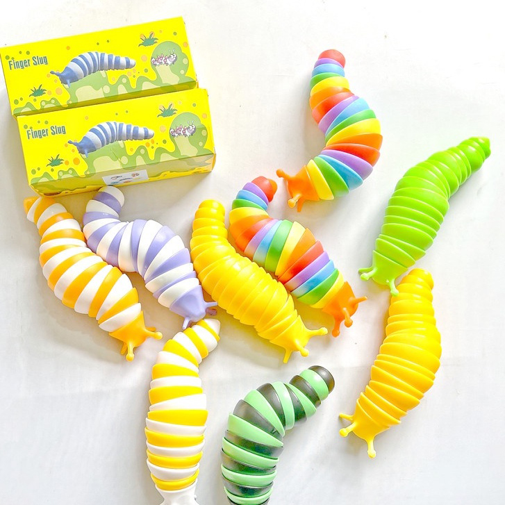 Đồ Chơi Con Sên Xả Stress, Đồ Chơi Popit Giảm Stress, sên hot tiktok,  Đồ Chơi Con Sâu giảm căng thẳng dành cho người lớn và trẻ em 3 đến sáu tuổi, Bé sên - sâu đồ chơi linh hoạt xả stress