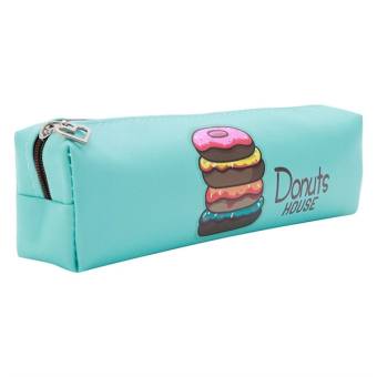 Bóp Viết Da Hình Bánh Kẹp Kem - Xanh Dương - Mẫu 2