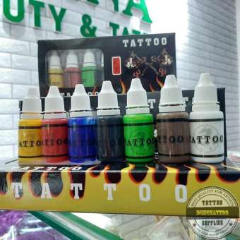 SÉT MỰC TẬP XĂM HÌNH 7 MÀU