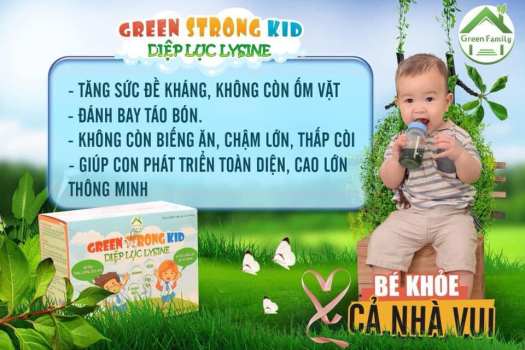 diệp lục lysine kid 30 gói