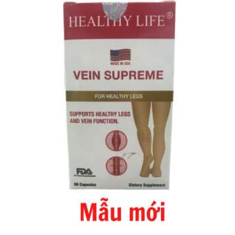 HEALTHY LIFE VEIN SUPREME - Hỗ Trợ Tăng Cường Sức Bền Thành Mạch & Giảm Triệu Chứng Suy Giãn Tĩnh Mạch, Trĩ