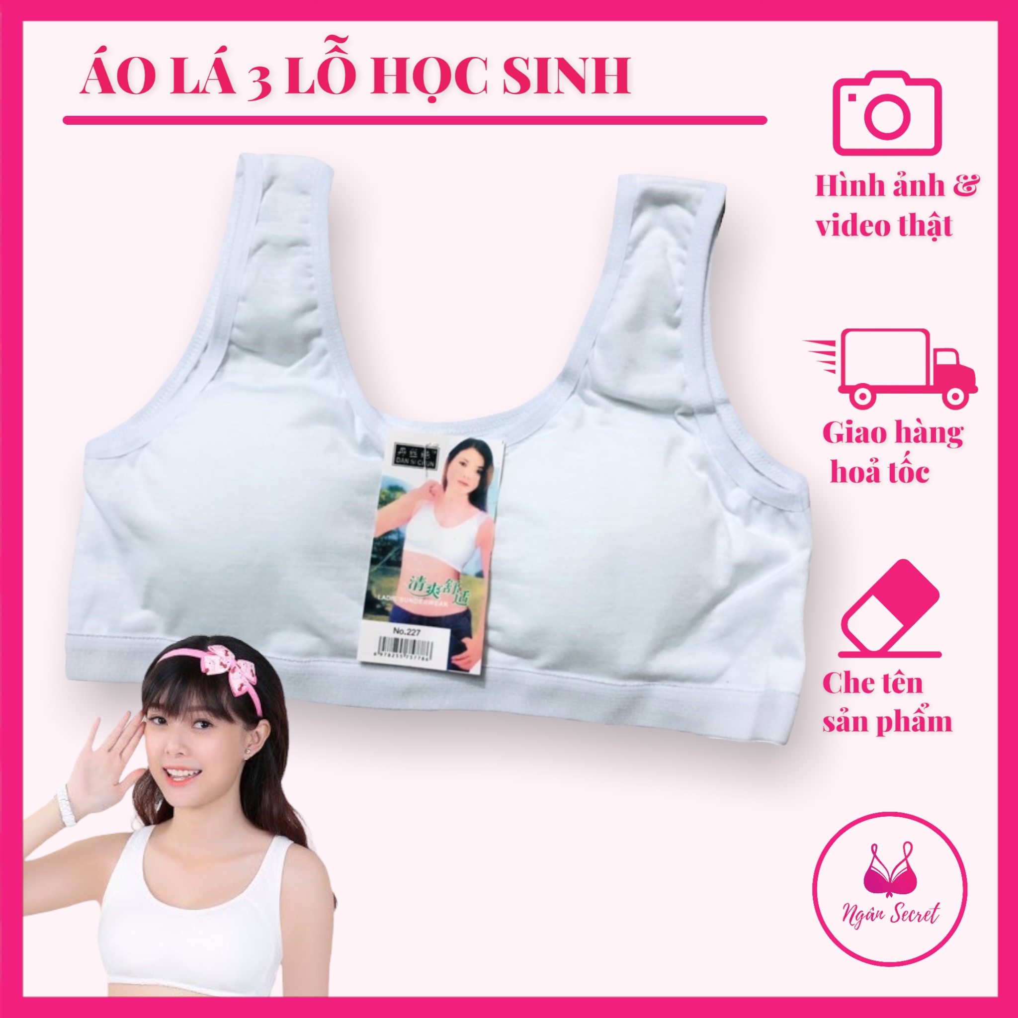 Áo lá thể thao lửng cho Học Sinh