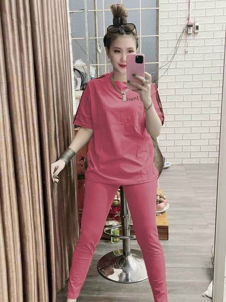 Bộ đồ nữ set đồ dài nữ chất vải thun cotton đẹp co giãn 4 chiều