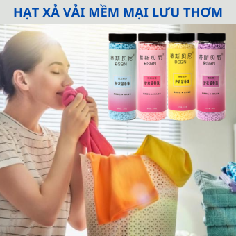 Hạt xả vải thơm làm mềm vải, sạch sâu, khử khuẩn, bảo vệ màu áo, lưu hương thơm lâu dài