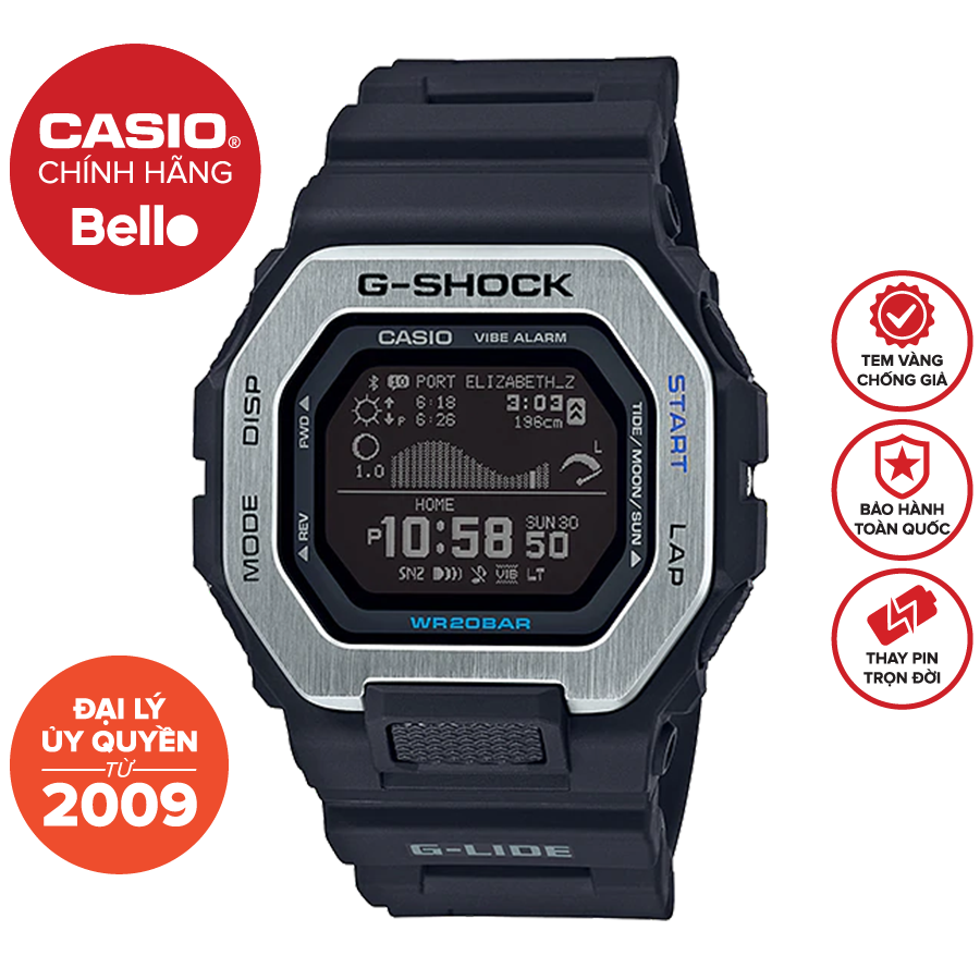 Đồng hồ Nam dây nhựa Casio G-Shock GBX-100-1DR chính hãng bảo hành 5 năm Pin trọn đời
