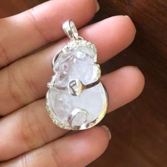 Mặt tỳ hưu trắng bọc mặt dây