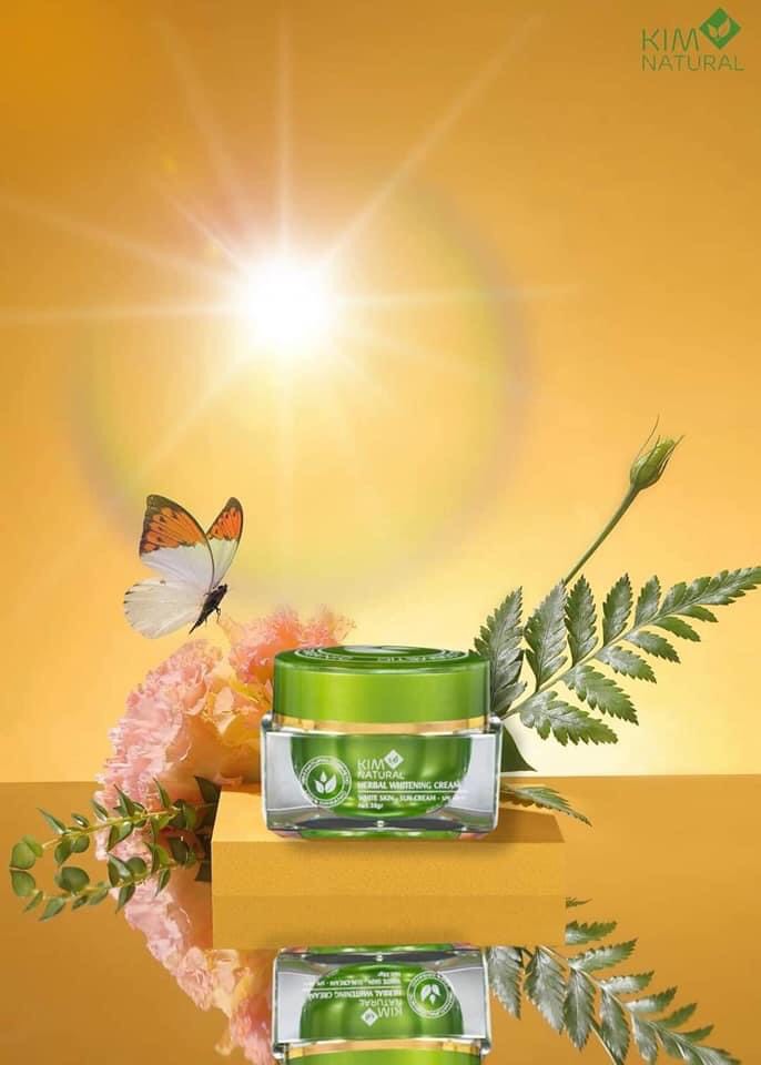 Kem dưỡng trắng da thảo dược trắng da chống nắng size lớn- Kim natural