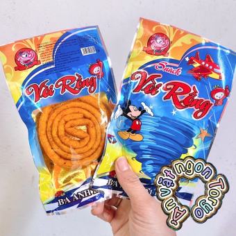 Snack Vòi Rồng Chua Cay, Cay Cay Xé Miếng, Đồ ăn vặt tuổi thơ (5 gói)