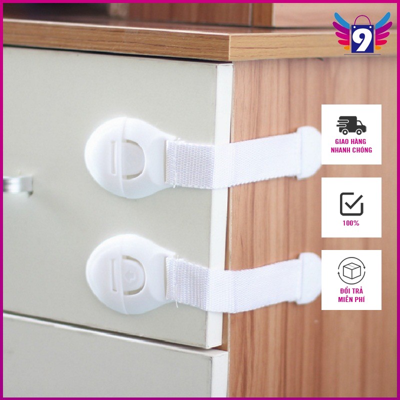 [3-5/8 Hoàn Tiền 25%] - Khóa/ chốt cài tủ lạnh an toàn cho bé - khóa tủ, ngăn kéo cao cấp giữ an toàn cho trẻ em 9 STORE