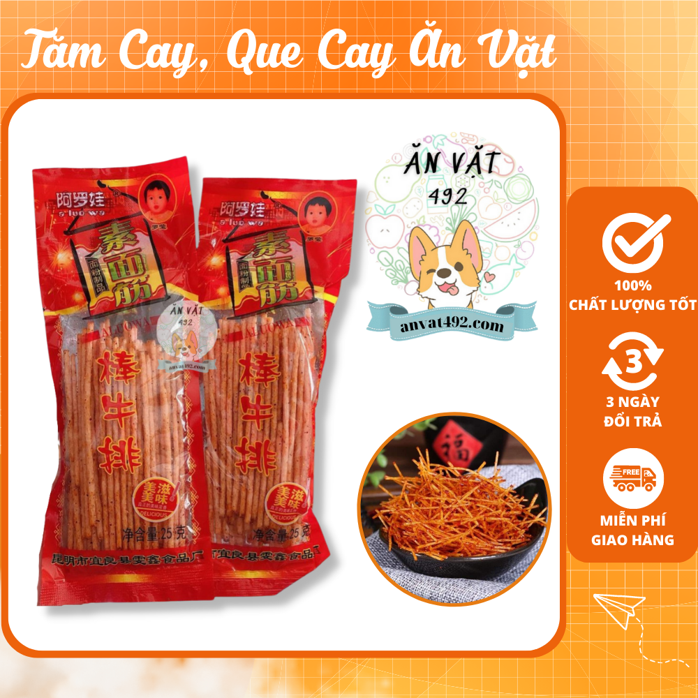 Tăm cay, que cay ăn vặt tuổi thơ -ăn vặt 492