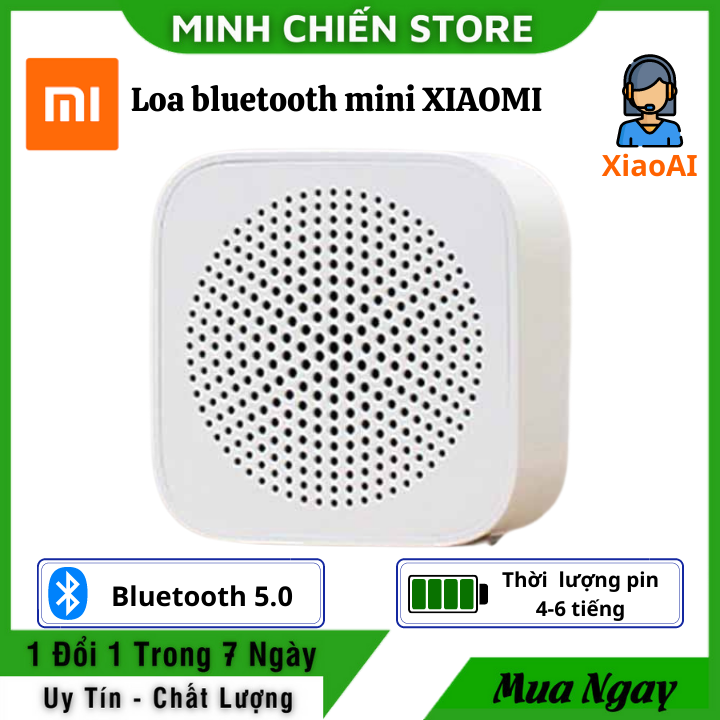 Loa bluetooth mini XIAOMI chất âm hay, nhỏ gọn bỏ túi, thời lượng sử dụng pin 6h, bảo hành 12 tháng - Loa bluetooth, loa bluetooth mini, loa nghe nhạc, loa nghe nhạc mini cao cấp
