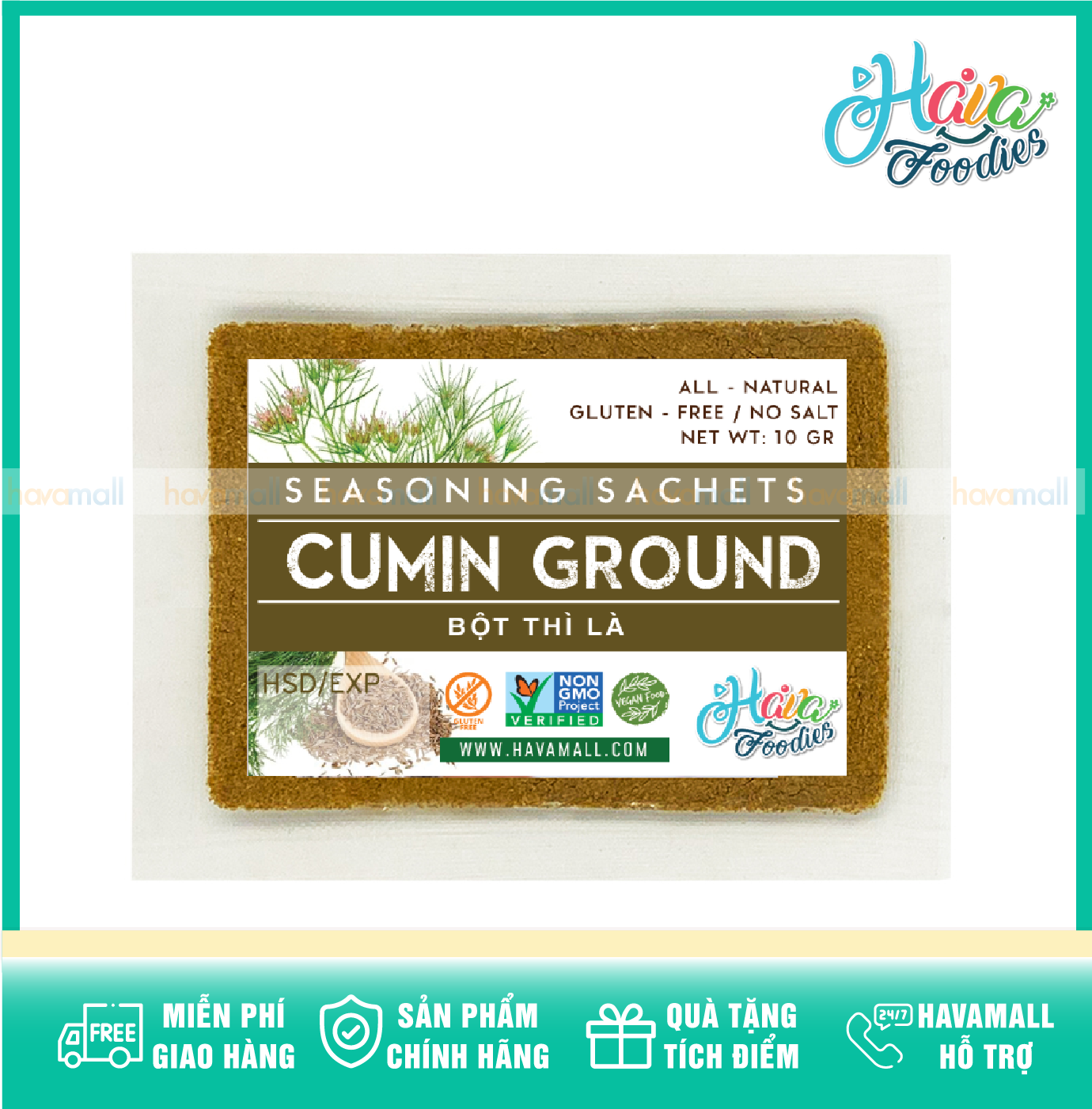 [HCM]Thì Là Khô Gói 10gr - Dried Cumin Whole