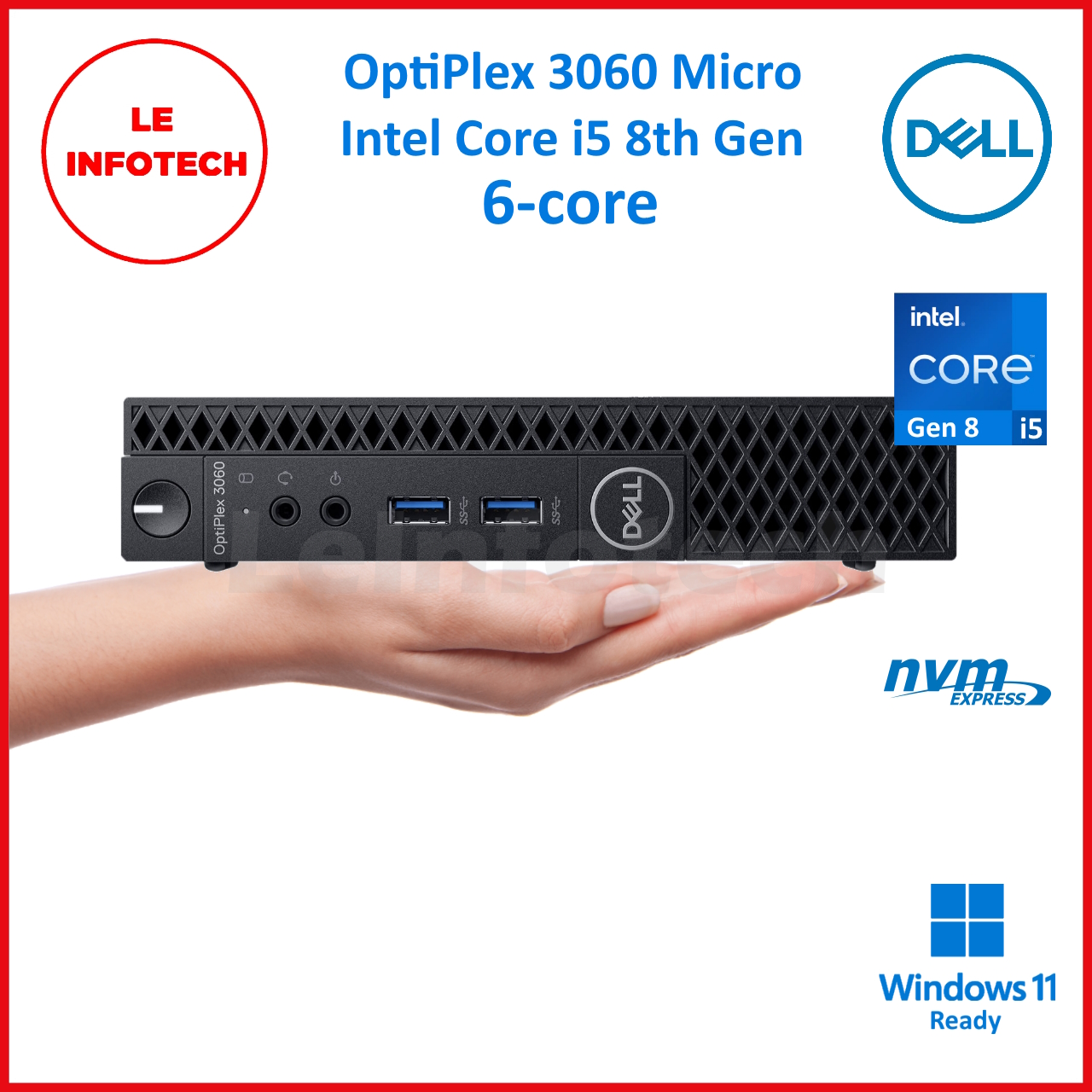 DELL Optiplex 3060 Micro Desktop Intel i5 16GB RAM...