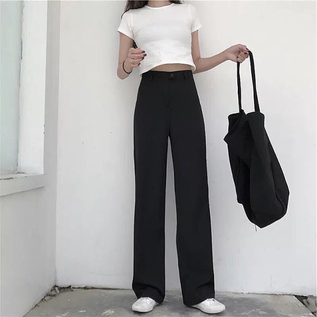 Quần Culottes Ống Suông Rộng, Quần Tây Nữ - Tharo Clothing