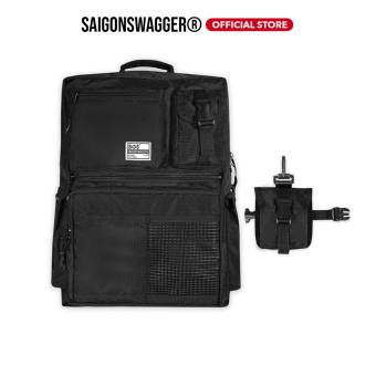 Balo Dynamic SAIGON SWAGGER® Backpack Nhiều Ngăn,Phối Lưới Đen,Đa Năng