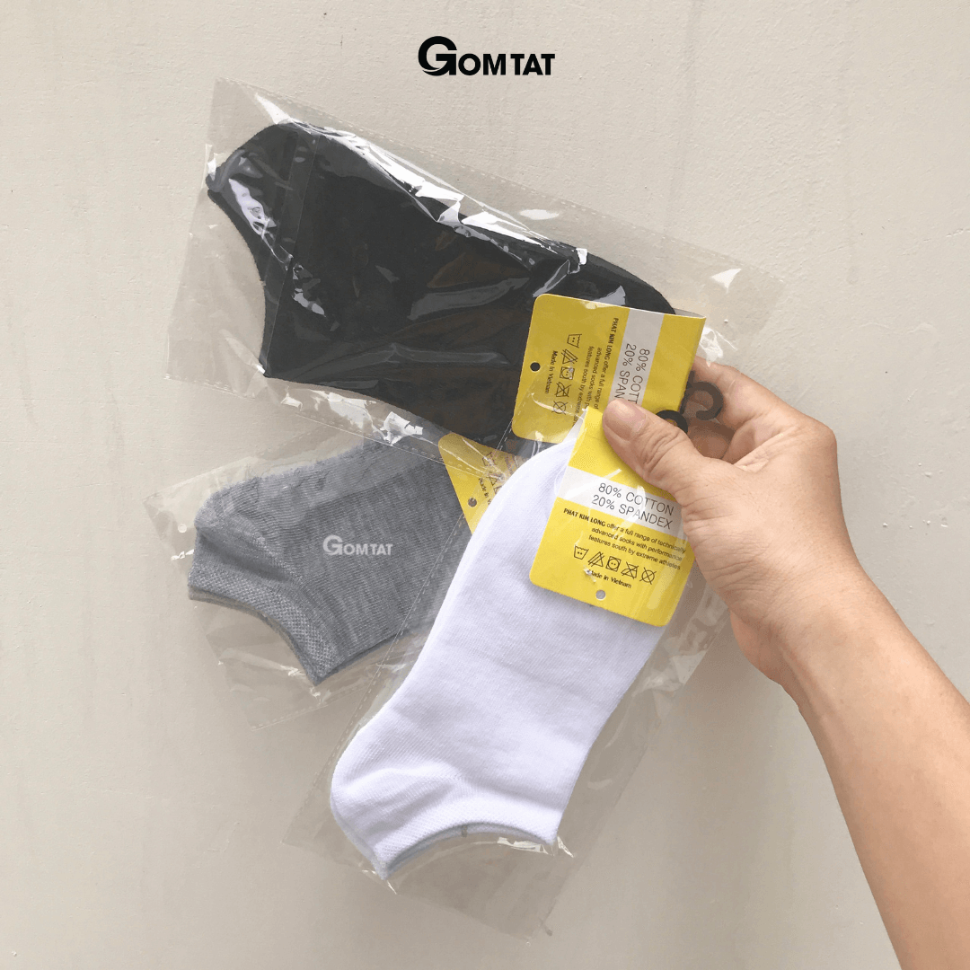 Sỉ Set 30 đôi Vớ Trơn Nam Nữ Cổ Ngắn Chuẩn Xuất Nhật