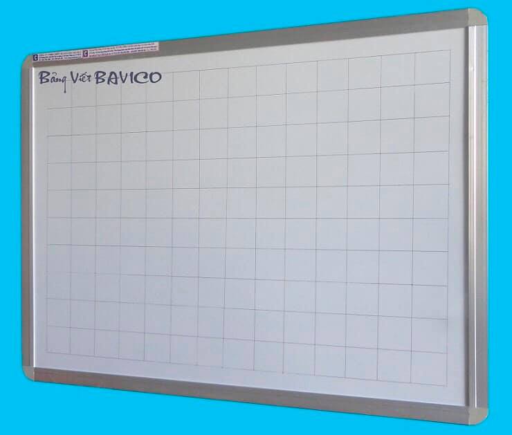 Bảng viết lông cao cấp, không từ bảng viết bavico bvc0066 kt 120x140 cm