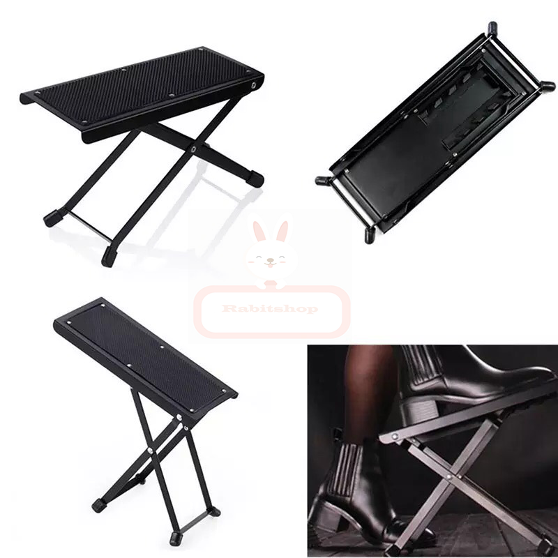 Kê chân hỗ trợ người chơi đàn guitar gác chân - xếp gọn được - điều chỉnh cao thấp
