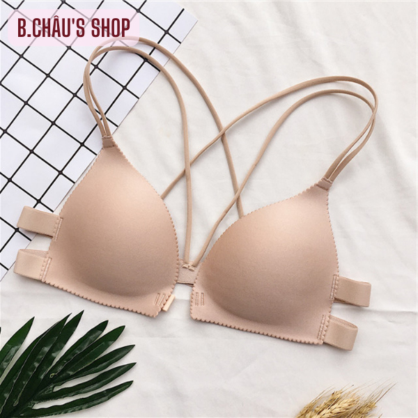 Áo ngực 2 dây đúc su không gọng | Bra sexy ôm ngực chất đẹp AL03