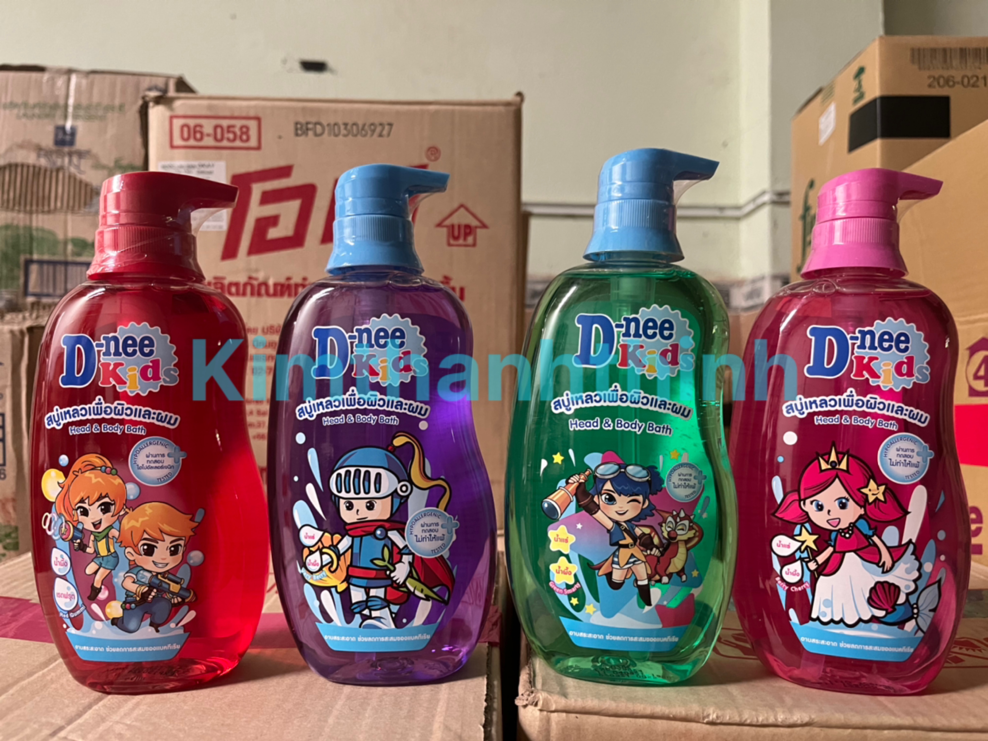 Sữa tắm gội dnee kid 400 ml- dành cho bé trên 1 tuổi