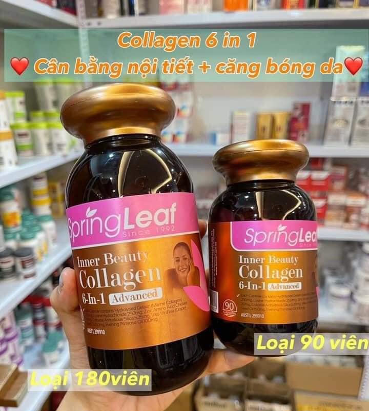 Collagen SpringLeaf 6 trong 1 - Spring Leaf Inner Beauty Collagen 6 in 1 Advanced - Xuất xứ Úc