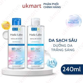 HOÀN TIỀN 15% - Nước tẩy trang sạch sâu dưỡng trắng Hada Labo Micellar Water Whitening 240ml