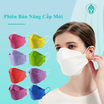 Sét 10 Khẩu Trang 4D Nam Nữ KF94 Cao Cấp sản xuất theo công nghệ tiêu chuẩn Quốc Tế mới nhất