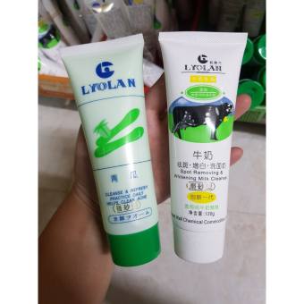 Sữa rửa mặt Lyolan 120gr (sữa bò - dưa leo)