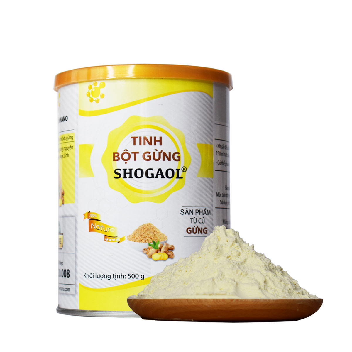 Combo 2 lon tinh bột gừng Shogaol