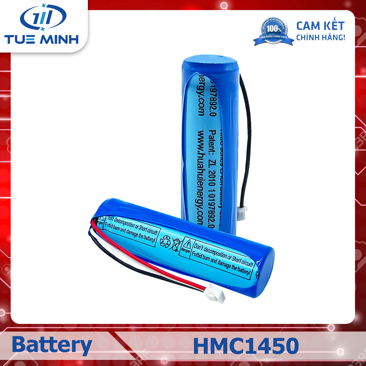 Pin hmc1450 huahuienergy sử dụng camera hành trình 70mai lite, a500, a500s, pro