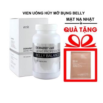 Viên Uống Giảm Mỡ Bụng Genie Có Nguồn Gốc Hoàn Toàn Từ Thảo Dược Thiên Nhiên Hàn Quốc - 65 Viên Có Quà