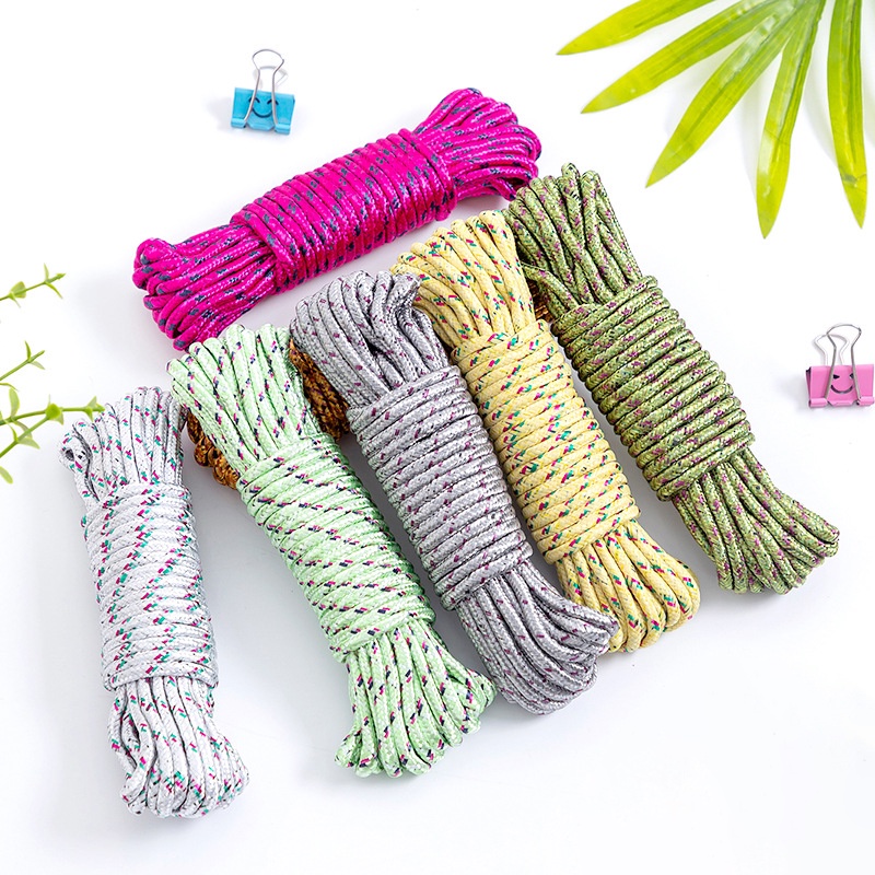 10m dây dù paracord đa năng để dựng lều, mắc võng, căng bạt, căng dây phơi quần áo, đan đồ dùng, trang trí
