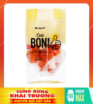 Bánh bông lan sợi thịt gà Orion C'est Bon gói 85g (5 bánh)