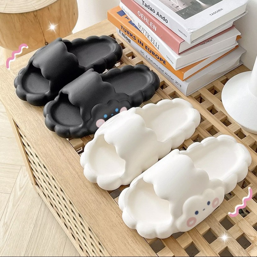 Dép đám mây Dép bánh mì đám mây Dép quai ngang siêu nhẹ Dép quai ngang nữ