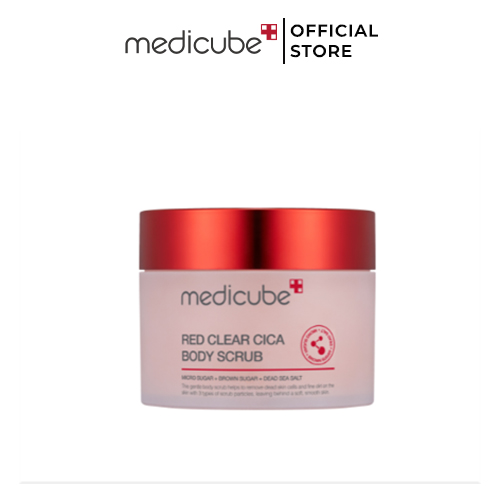 Tẩy da chết medicube red clear cica body scrub 200g
