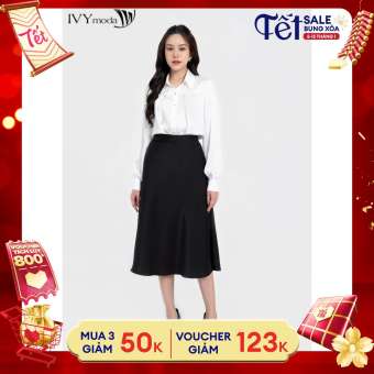 Chân váy lụa 2 lớp IVY moda MS 31M7997
