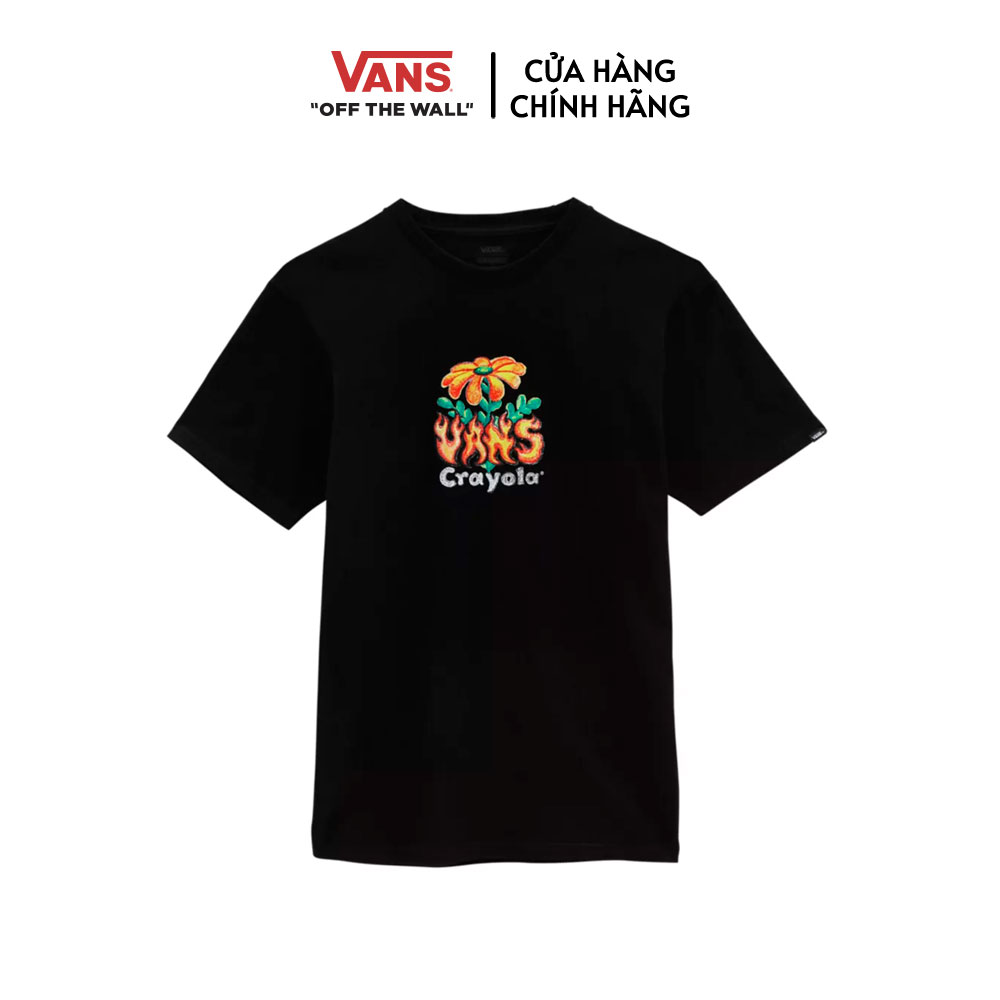 Áo vans x crayola hot flower ss vn0a7sofyuy