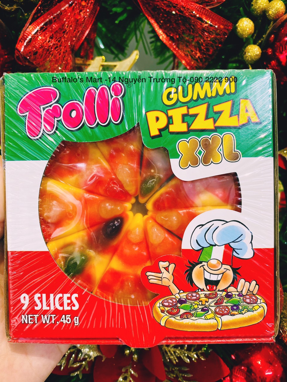 Kẹo dẻo trolli pizza XXL 45G- Hàng nhập khẩu chính hãng