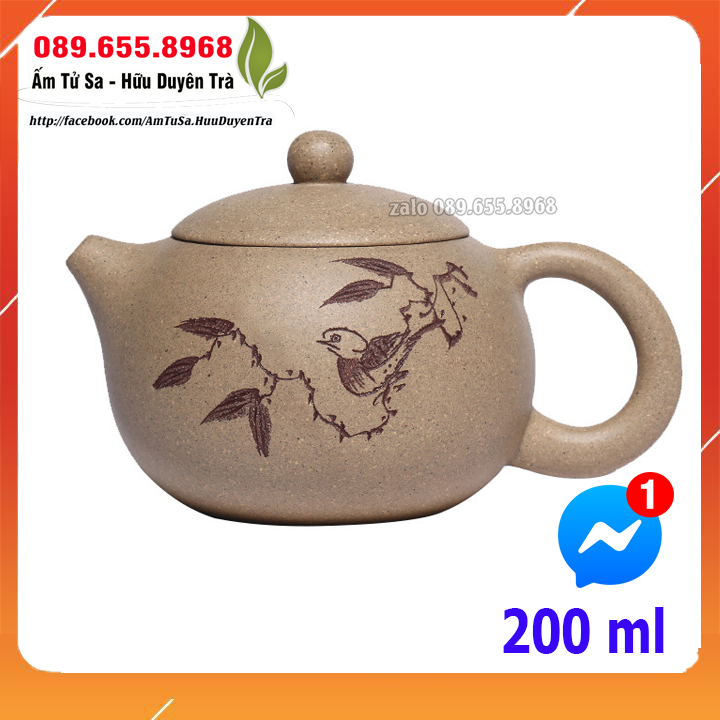 Ấm trà Tử Sa Đẹp tây thi sen - ấm tử sa nghi hưng dùng trà đạo cùng trà ô long, trà mạn, trà thái nguyên, trà sen, trà shan tuyết - phù hợp tu tập, thiền định, phong thủy, bàn trà