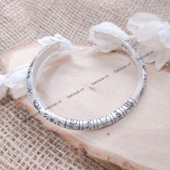 Vòng tay Ai Cập bạc nguyên chất/Nam